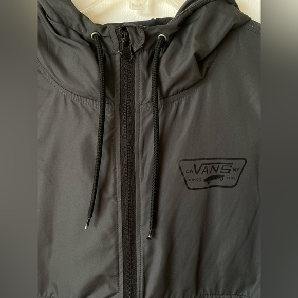 Women’s Dark Grey Vans Windbreaker - Picture 2 of 7
